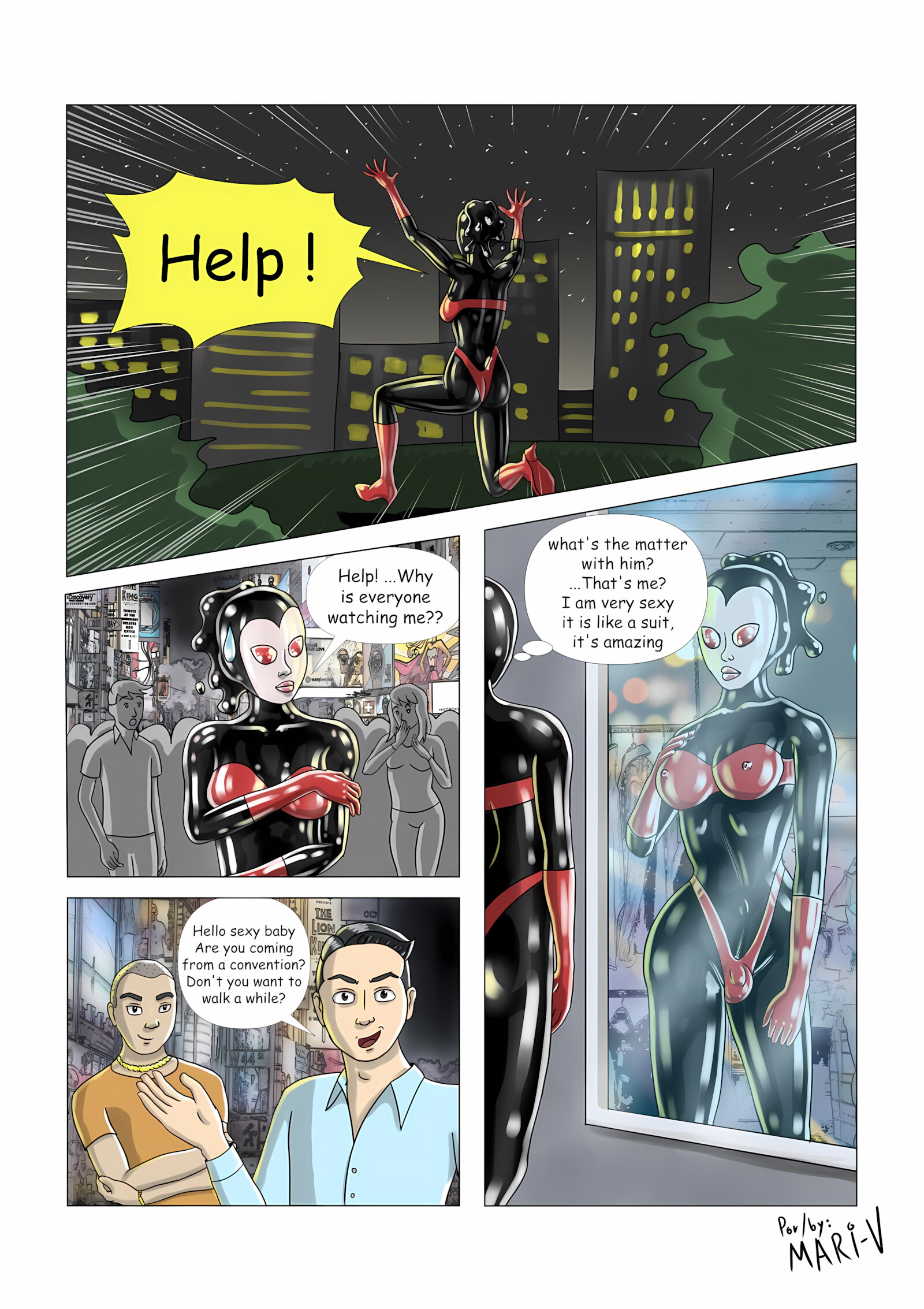 Alien latex heroine [Mari-V], Alien latex heroine, page 7 of 8
