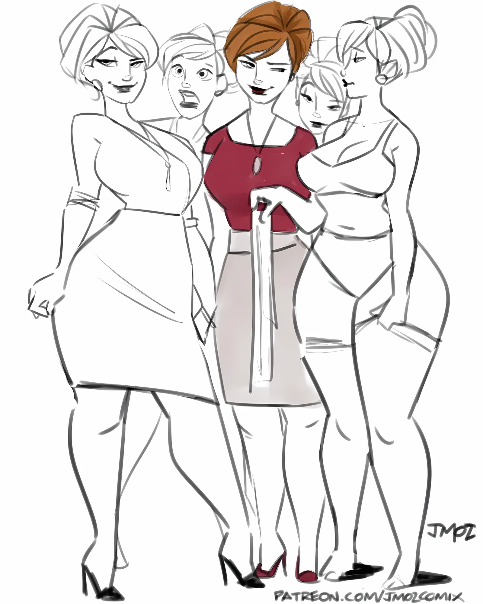 Joan Holloway (Mad Men) [Jmoz Comix], Joan Holloway (Mad Men), page 1 of 14