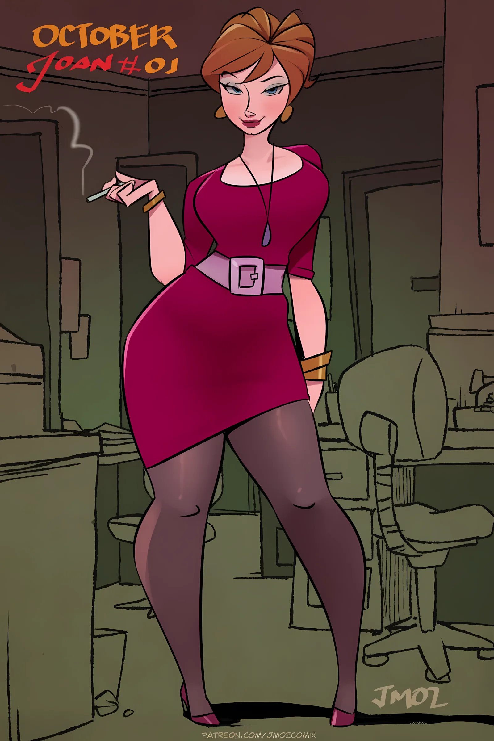 Joan Holloway (Mad Men) [Jmoz Comix], Joan Holloway (Mad Men), page 2 of 14