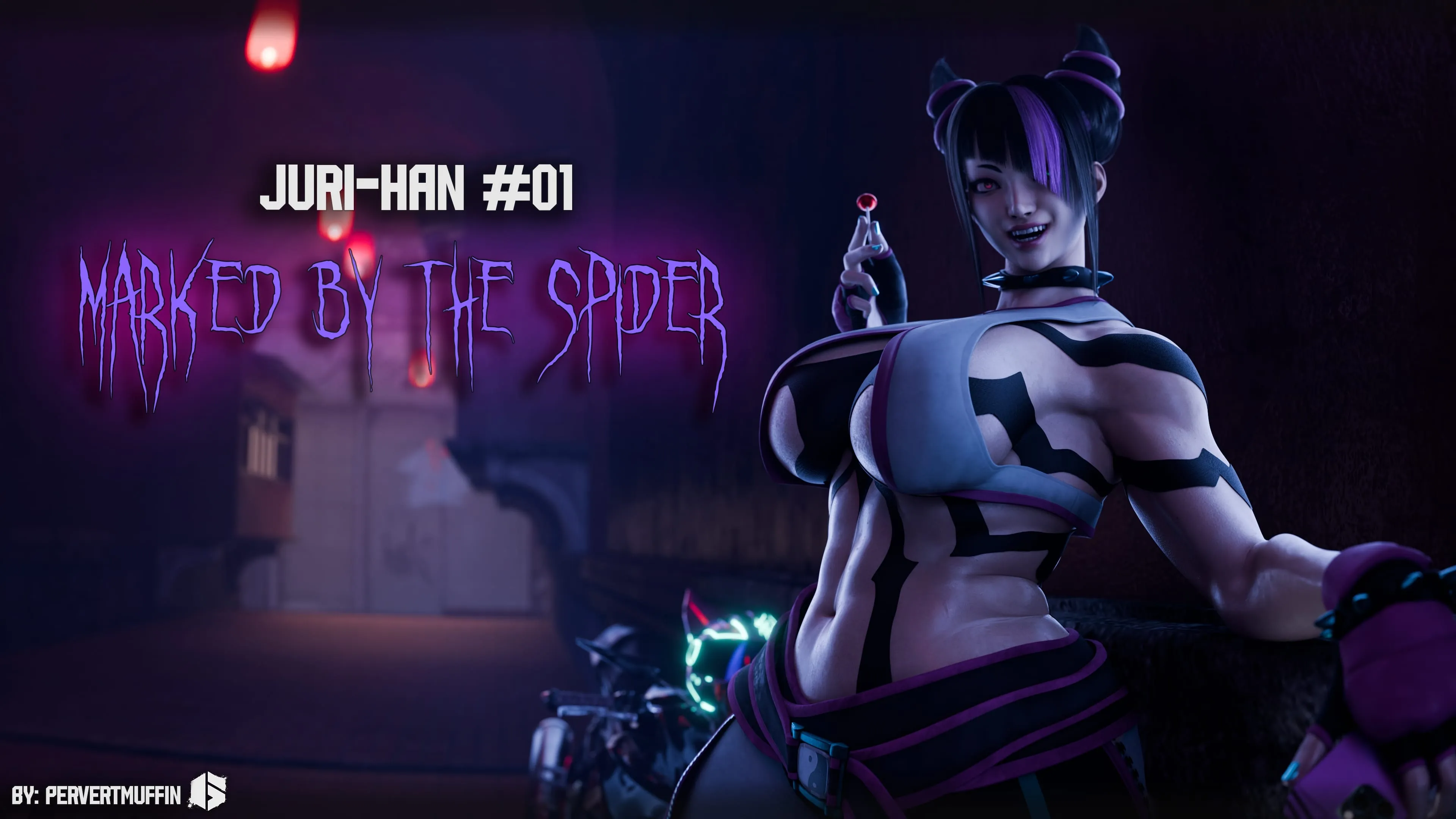 Juri Han – Marked By The Spider (Street Fighter), 1.5 . Juri Han - Marked By The Spider - Textless - Chapter 1 [PervertMuffinMajima], page 73 of 144