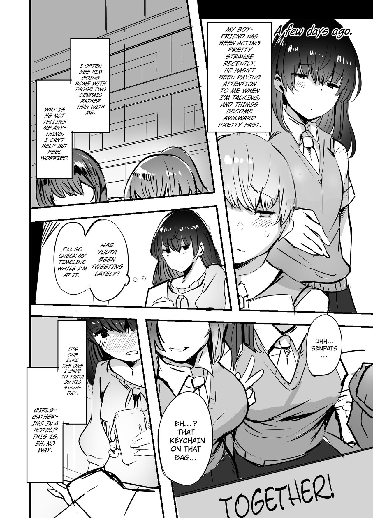 Kanojo no Bukatsu no Daibu Ijiwaru na Senpai [Urasuke], Kanojo no Bukatsu no Daibu Ijiwaru na Senpai, page 37 of 39