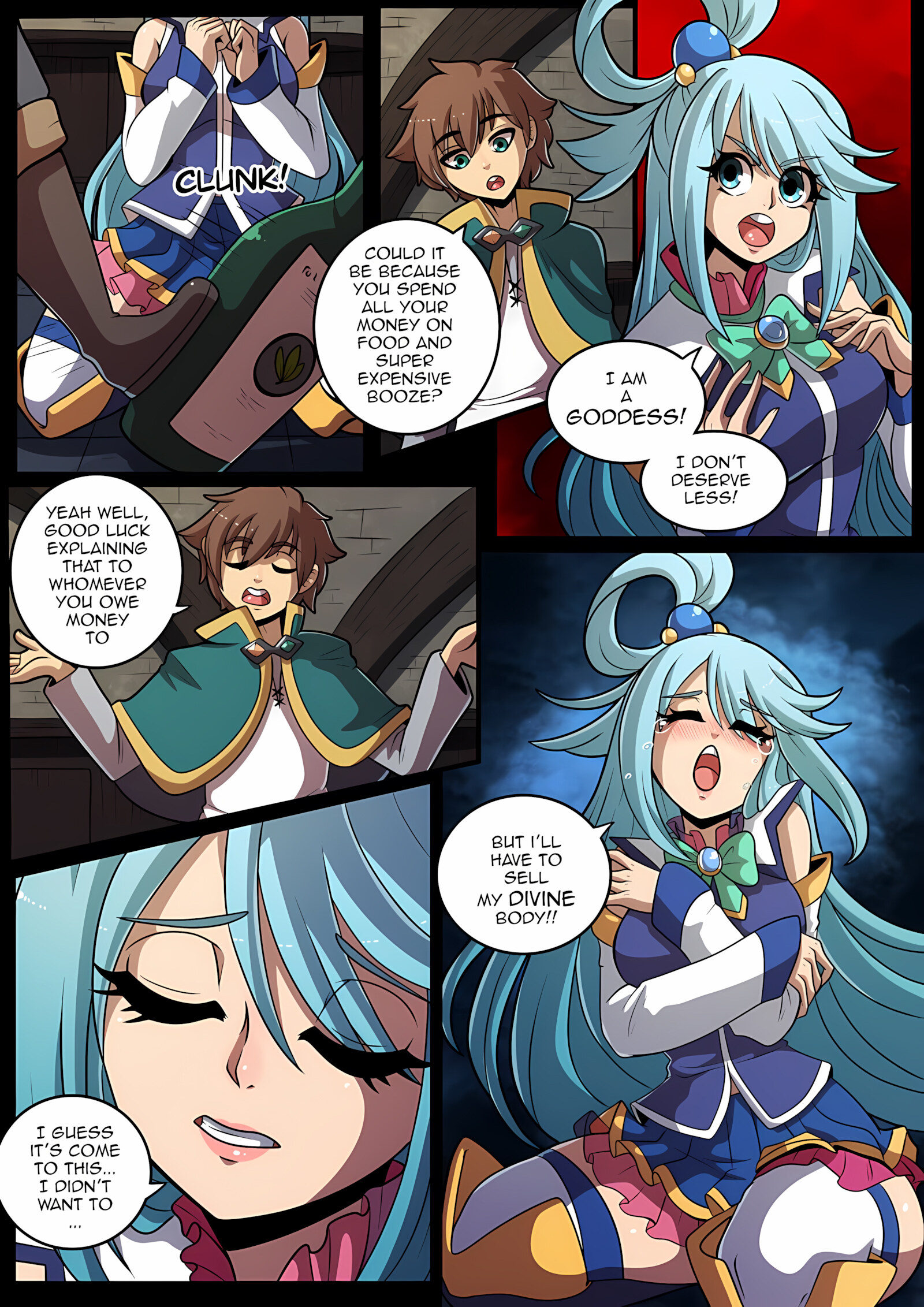 Konosubass [Kinkymation], Konosubass - Aqua, page 4 of 18
