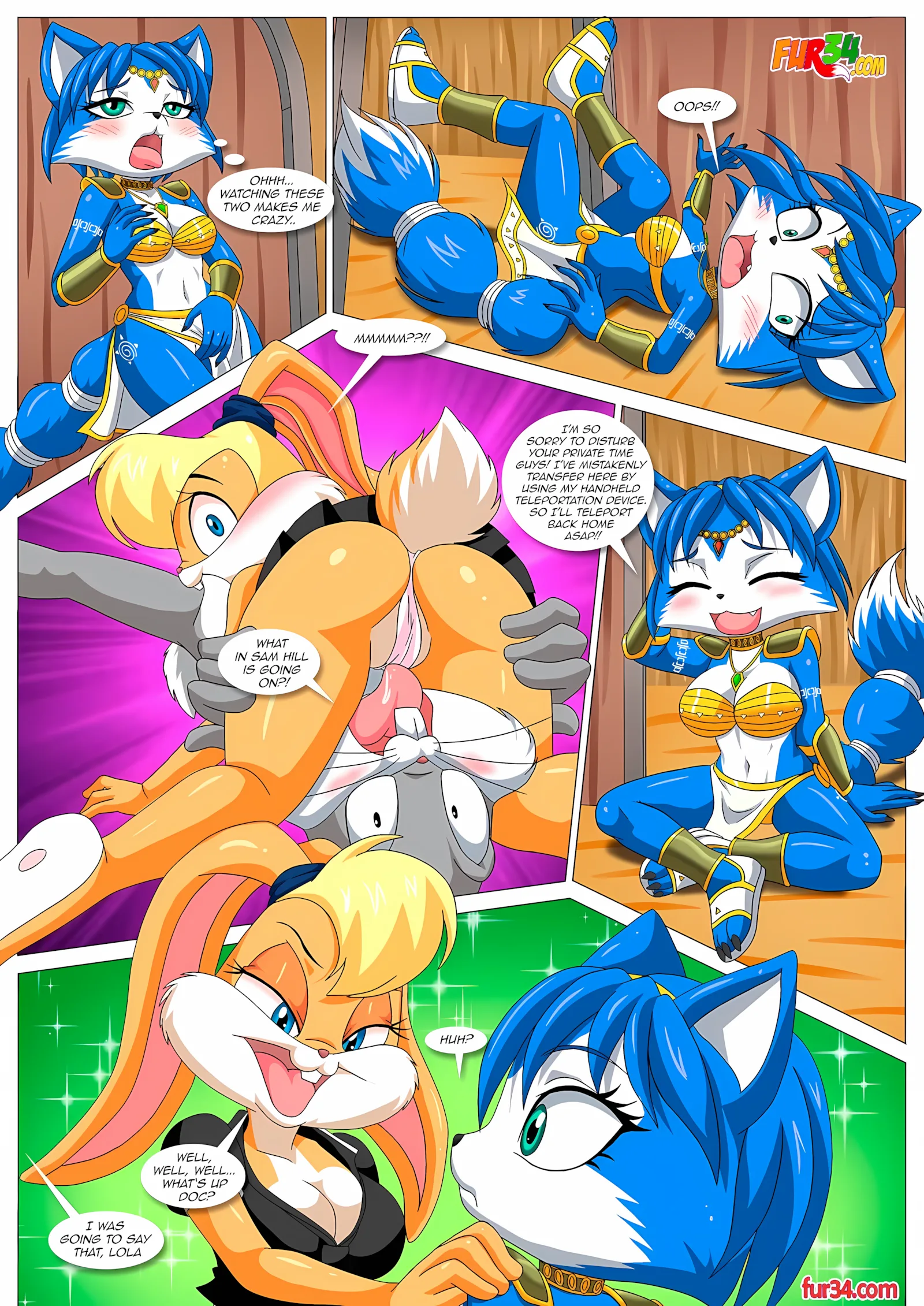 Krystal’s Looney Love (Looney Tunes, Star Fox) [Palcomix], 1 . Krystal's Looney Love - (Looney Tunes, Star Fox) [Palcomix], page 6 of 14