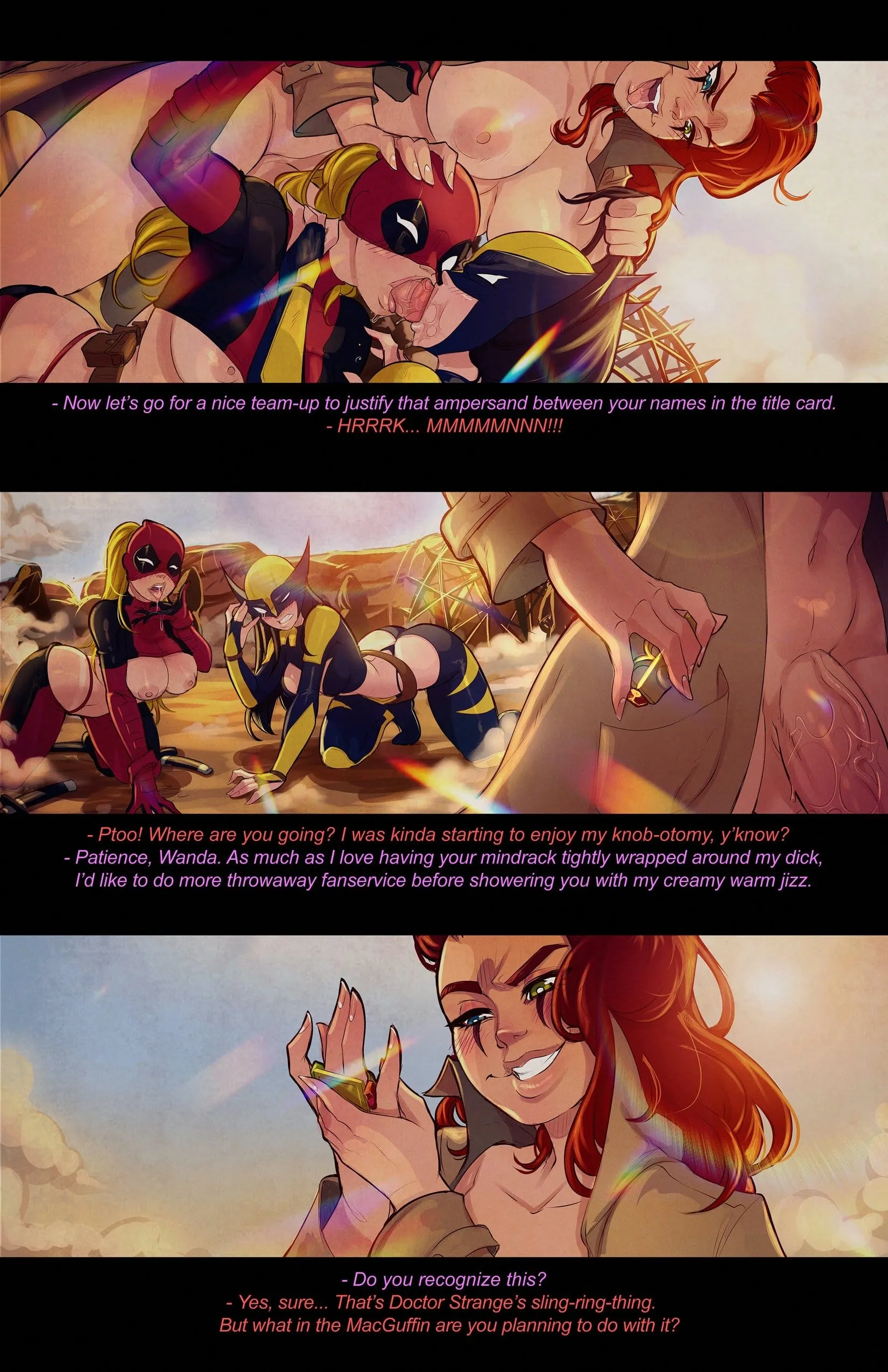 Lady Deadpool and Wolverine Lady [Tracy Scops], 1 . Lady Deadpool and Wolverine Lady, page 11 of 20