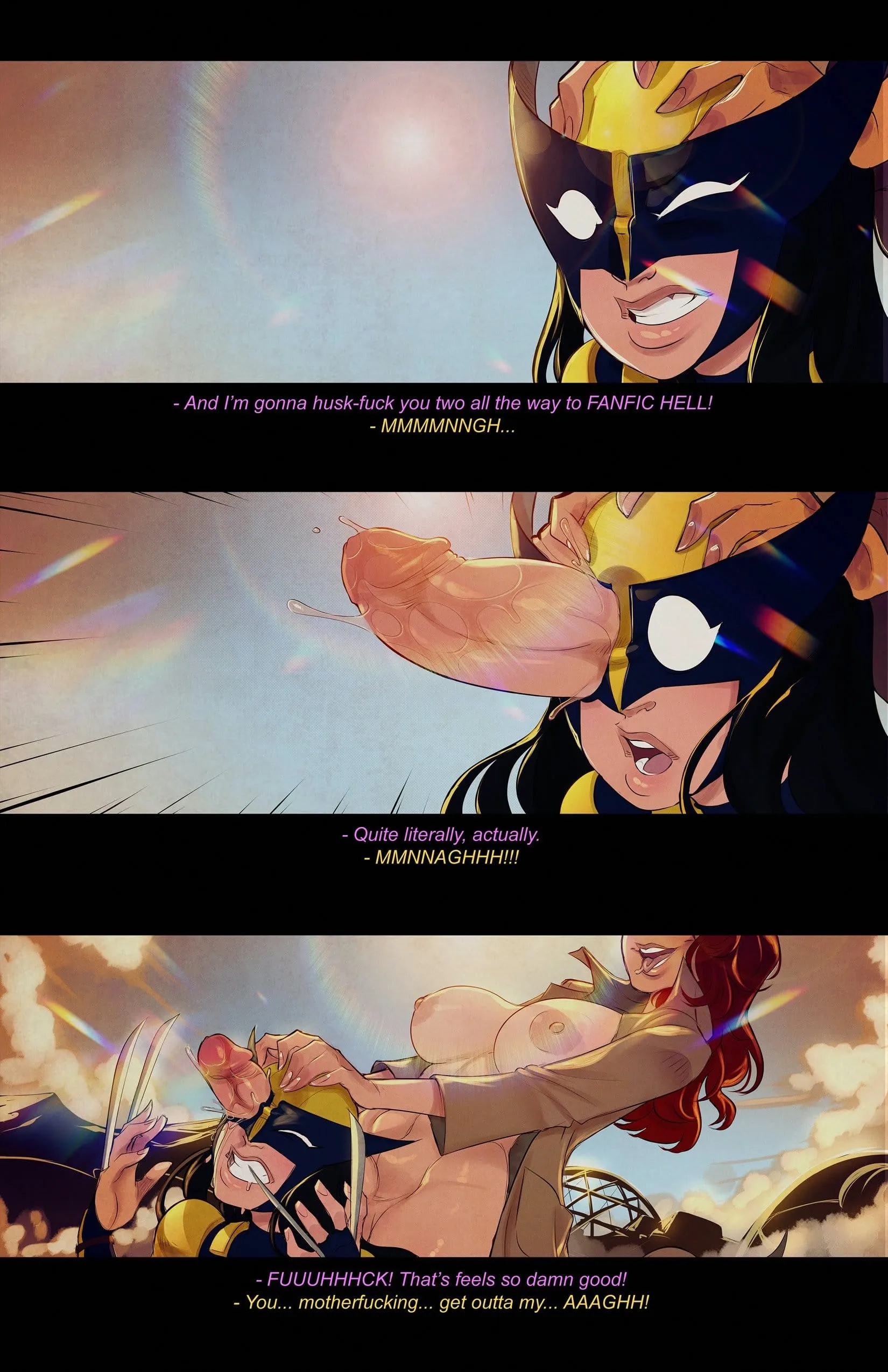 Lady Deadpool and Wolverine Lady [Tracy Scops], 1 . Lady Deadpool and Wolverine Lady, page 8 of 20