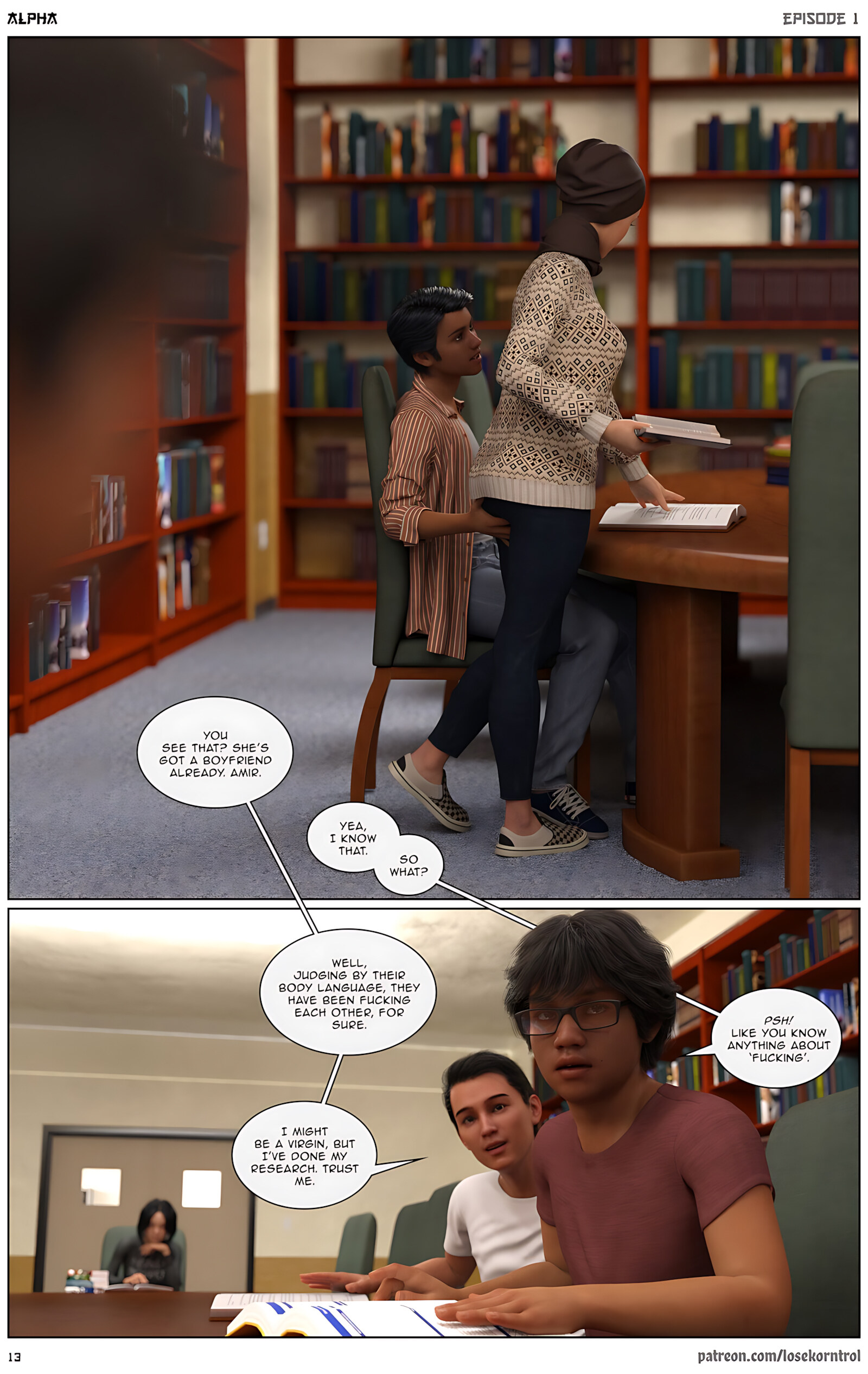 Alpha [Losekorntrol], alpha-ep1, page 13 of 68