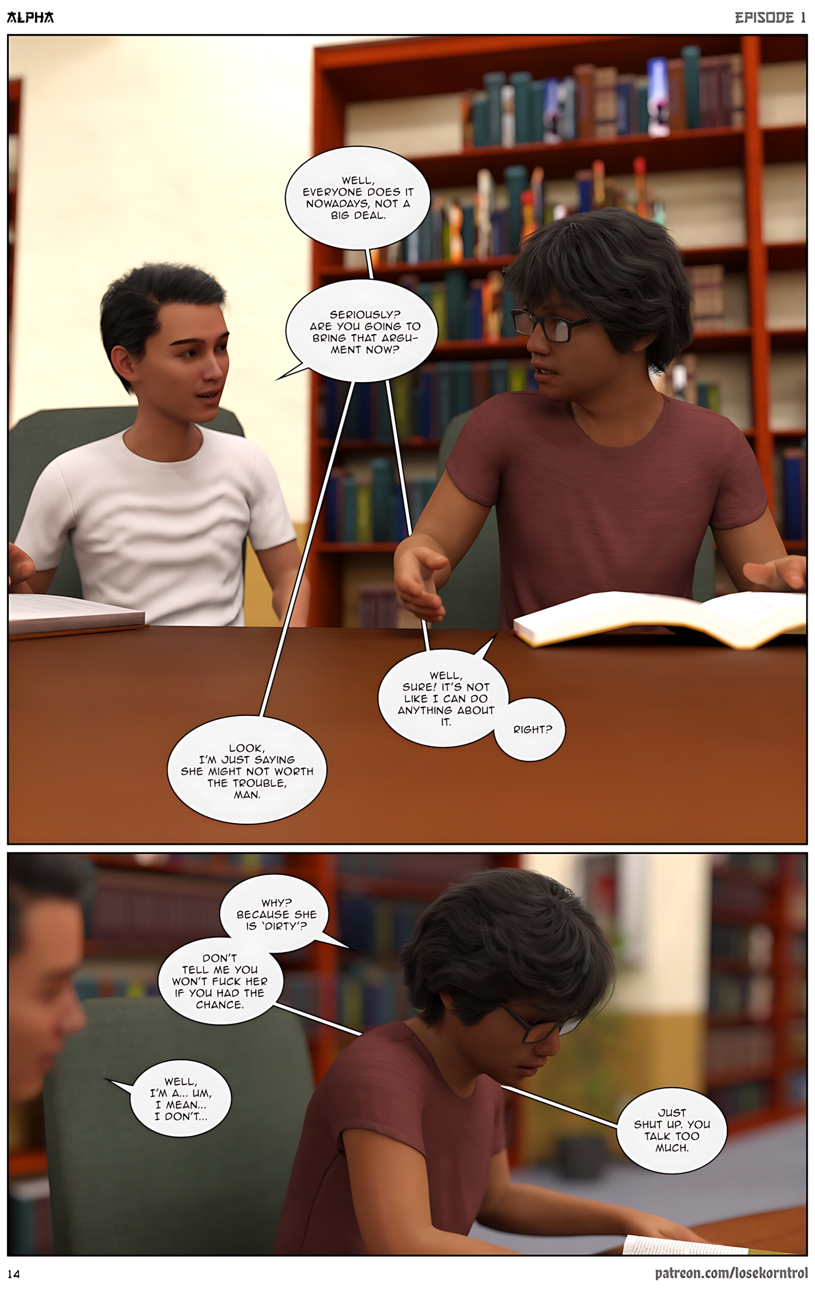 Alpha [Losekorntrol], alpha-ep1, page 14 of 68