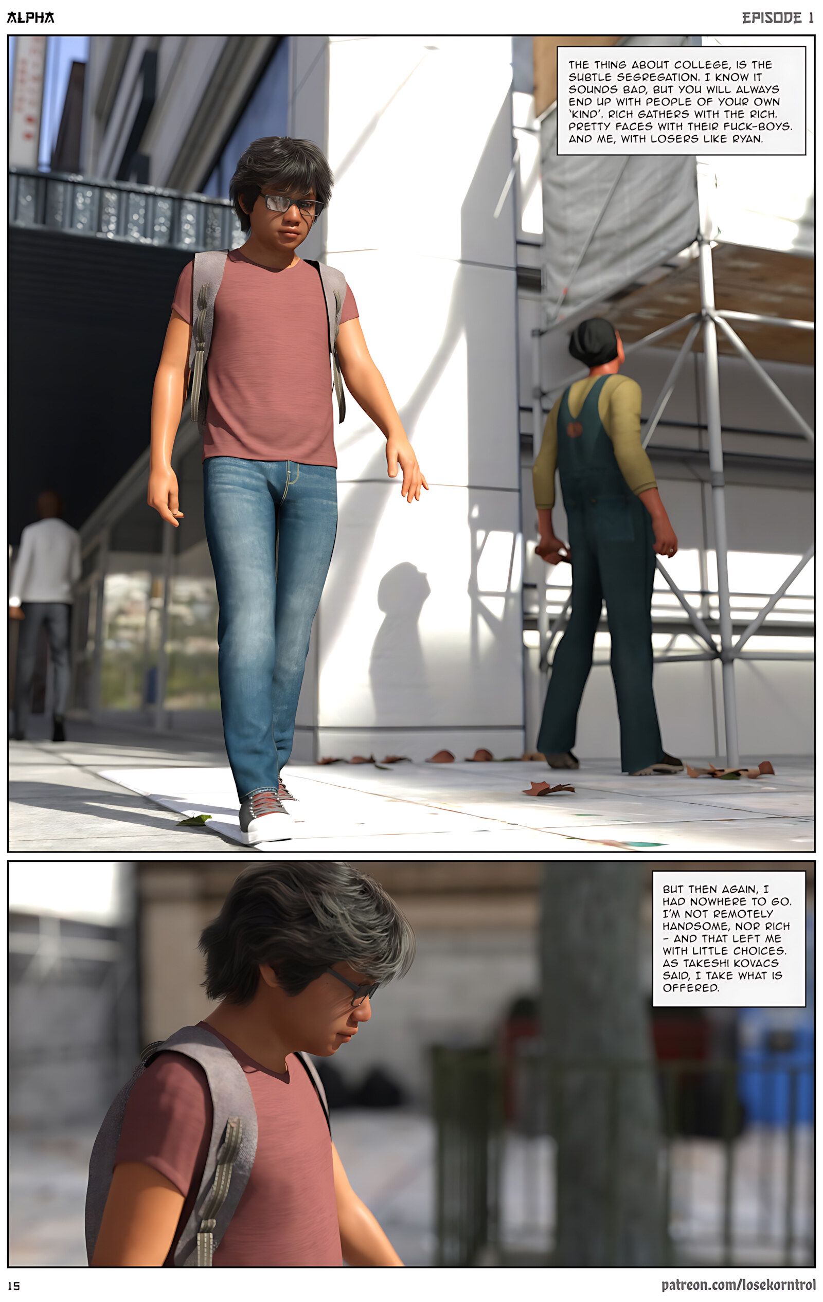 Alpha [Losekorntrol], alpha-ep1, page 15 of 68