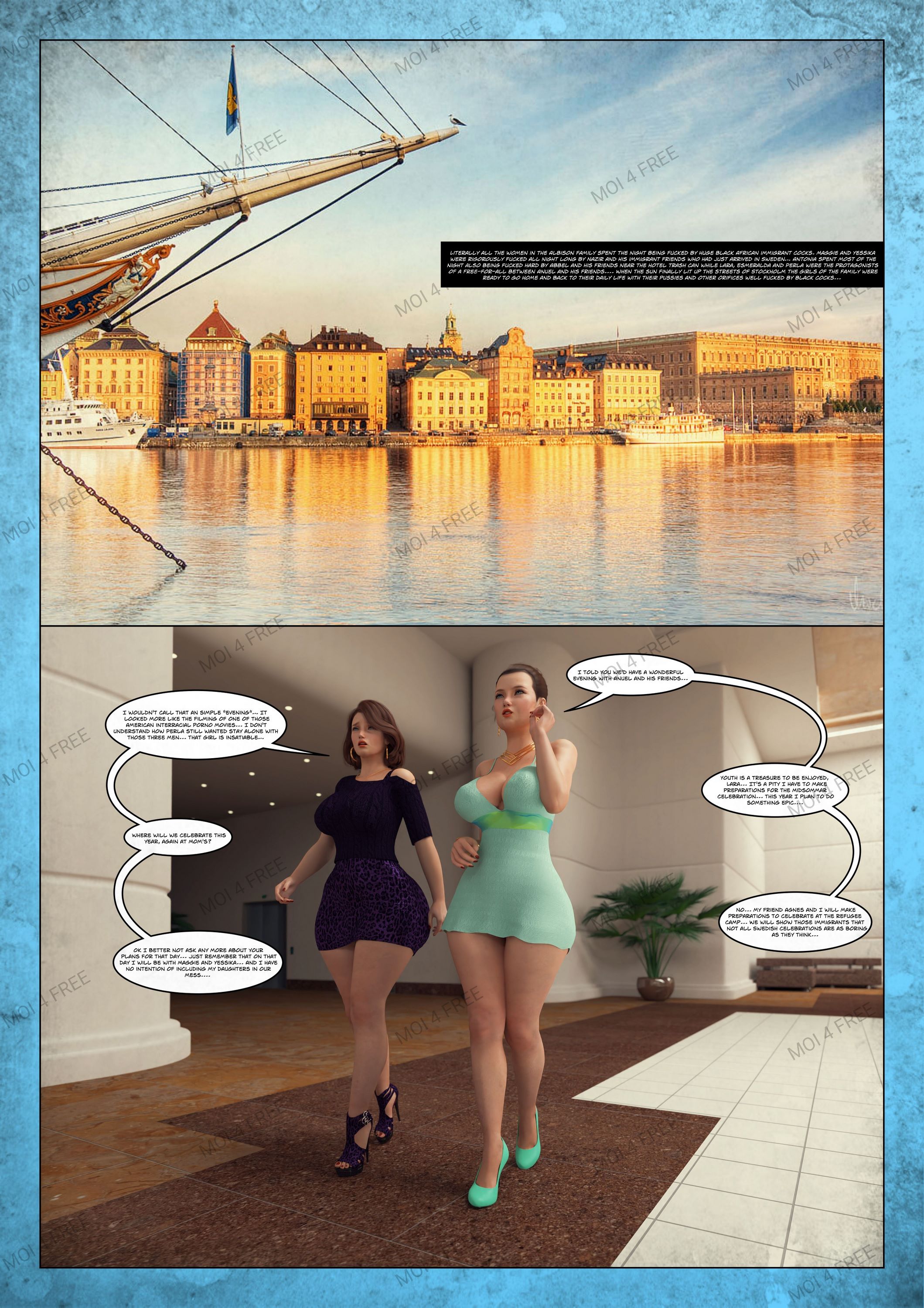 Lonely Swedish Wife [Moiarte3D], Lonely Swedish Wife 5, page 56 of 57