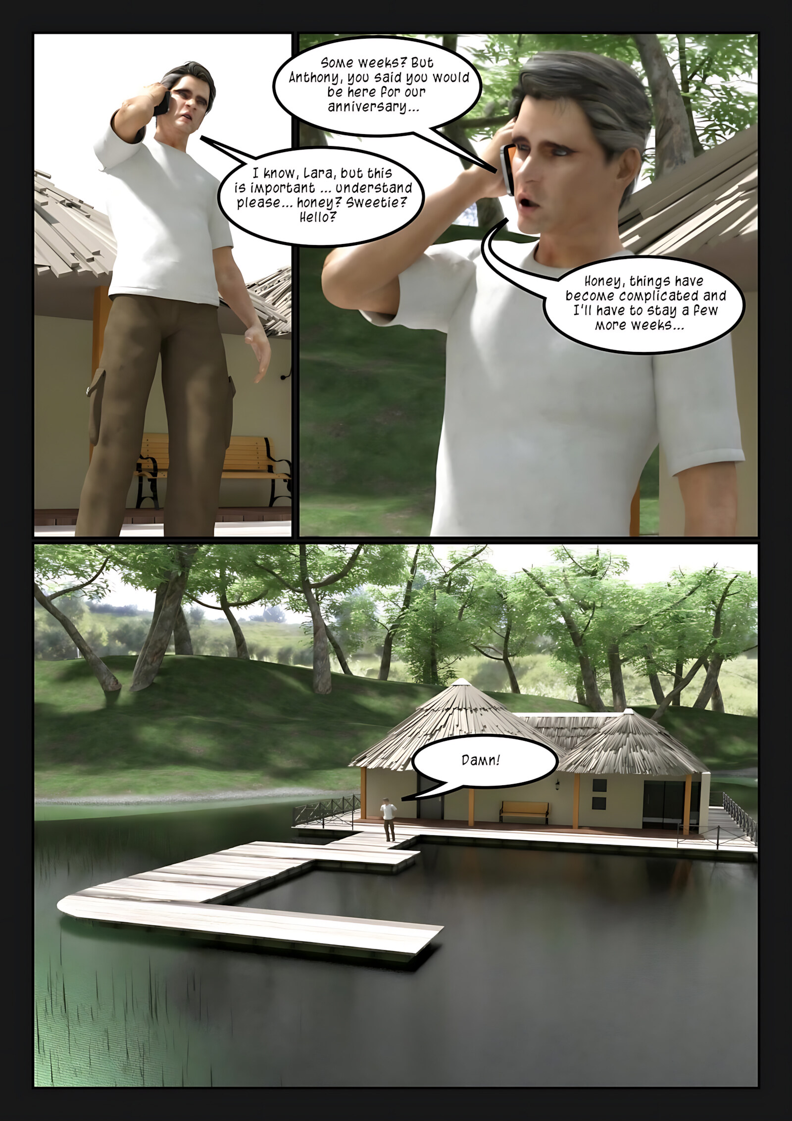 Lonely Swedish Wife [Moiarte3D], Lonely Swedish Wife 1, page 2 of 35