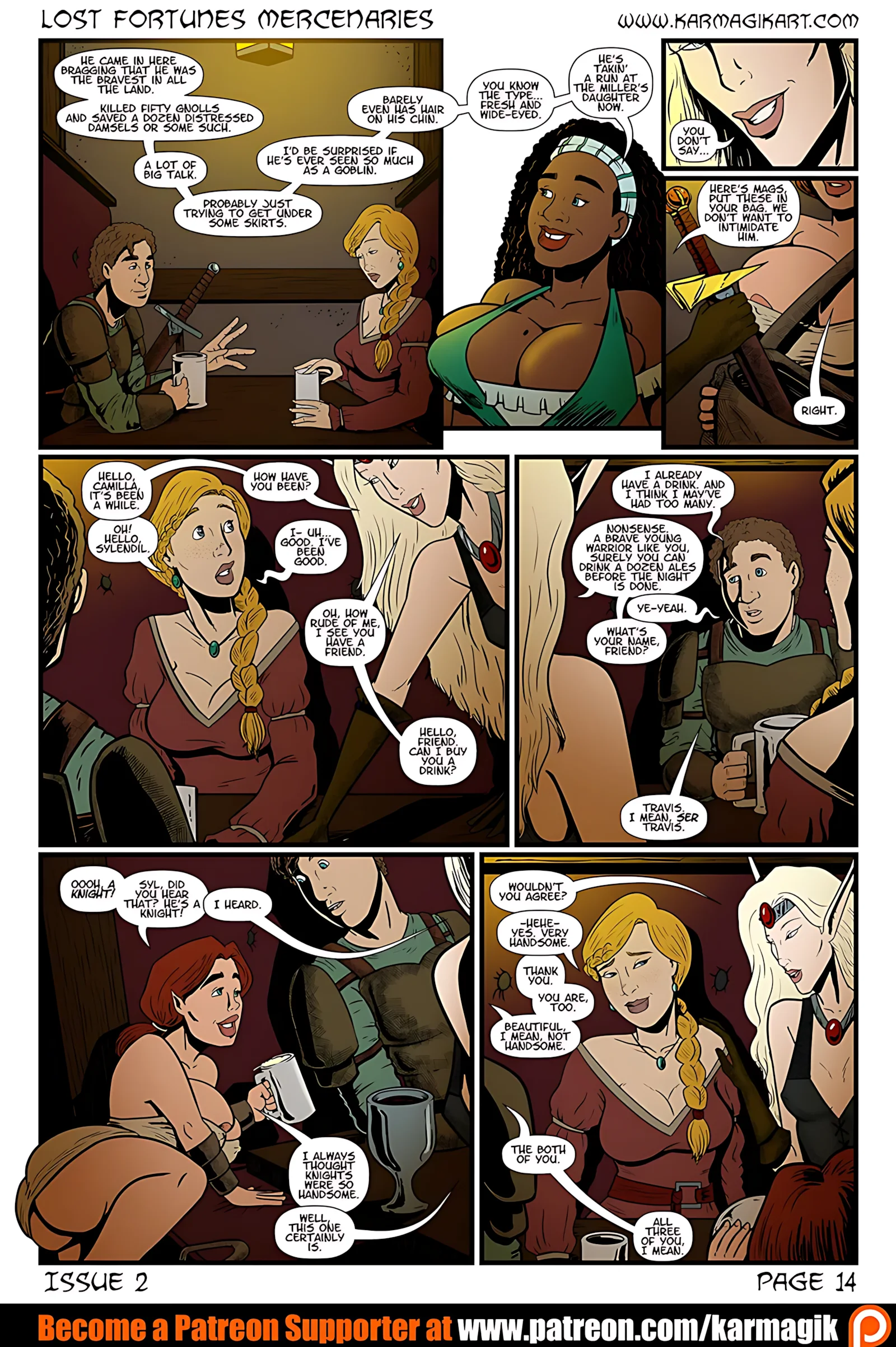 Lost Fortunes – Mercenaries Book I [Karmagik], 2 . Lost Fortunes Mercenaries - Chapter 2, page 15 of 21