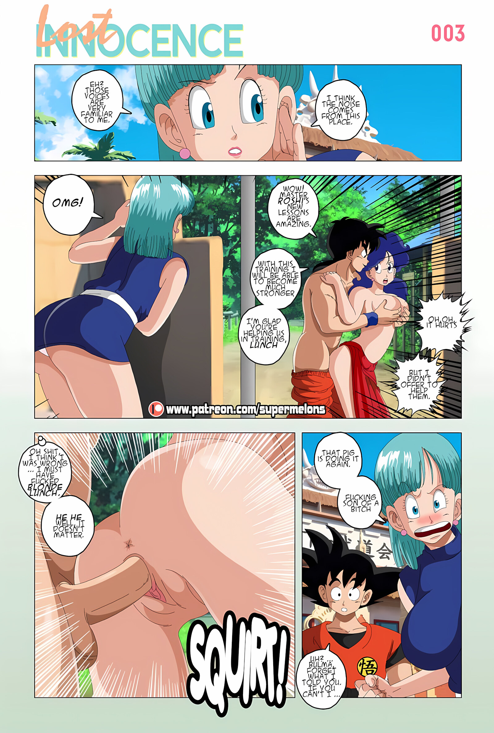 Lost Innocence – Dragon Ball [Super Melons], Lost Innocence - Dragon Ball, page 4 of 29