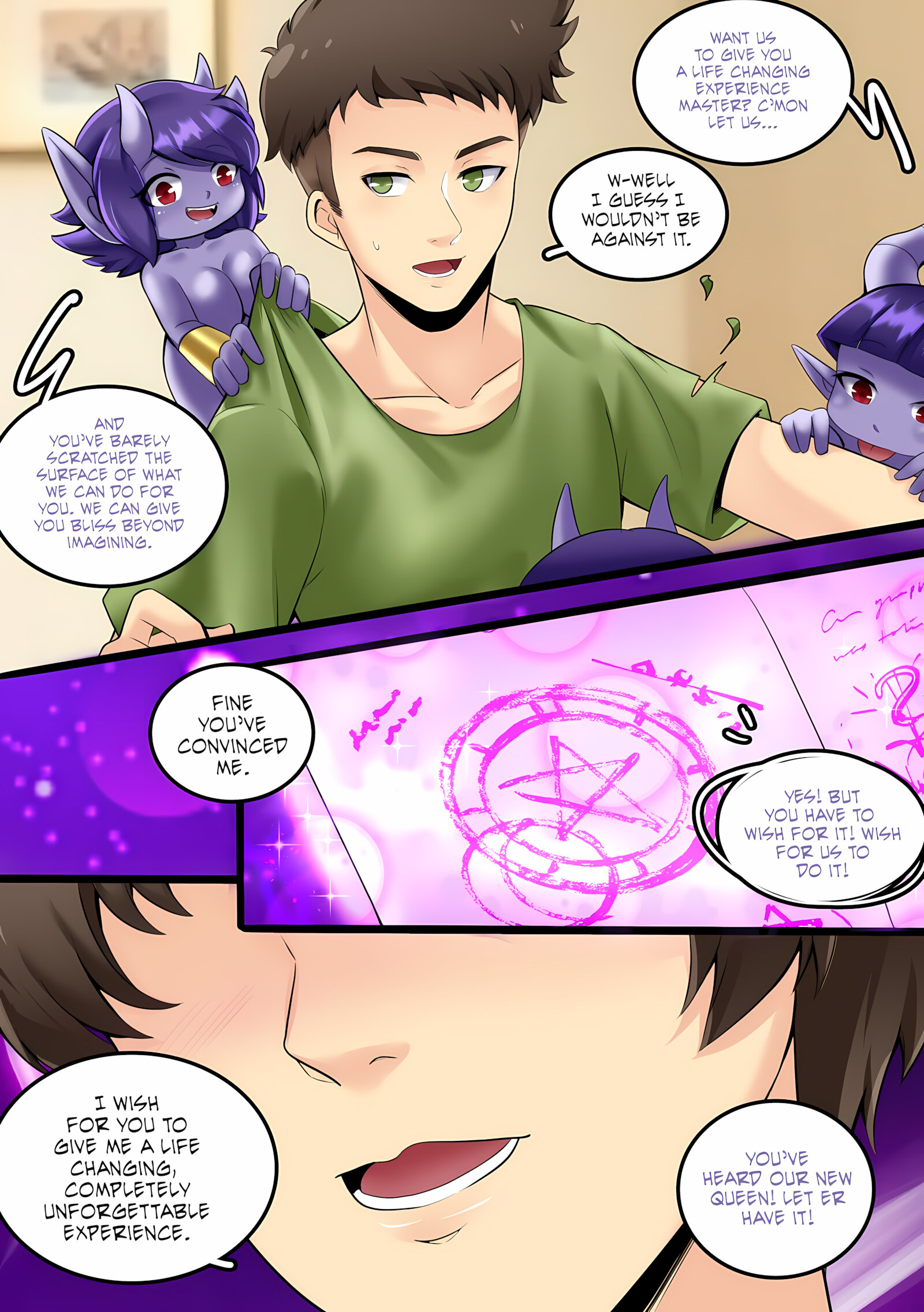 Man to Imp [MeowWithMe], Marco Diaz's Surprise (Star vs. The Forces of Evil), page 5 of 10