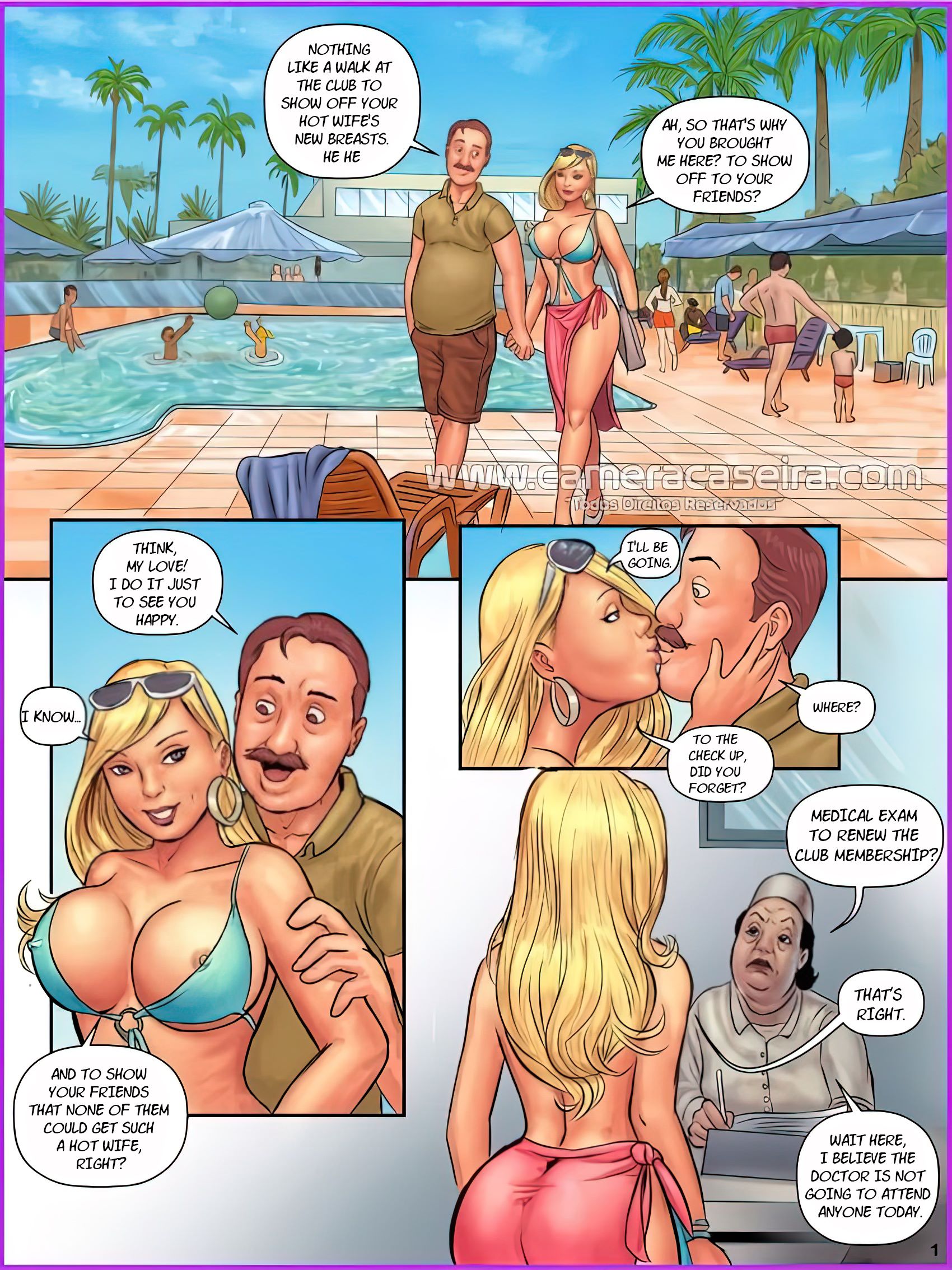 Medical Examination at the Club [CameraCaseira], Medical Examination at the Club, page 2 of 11