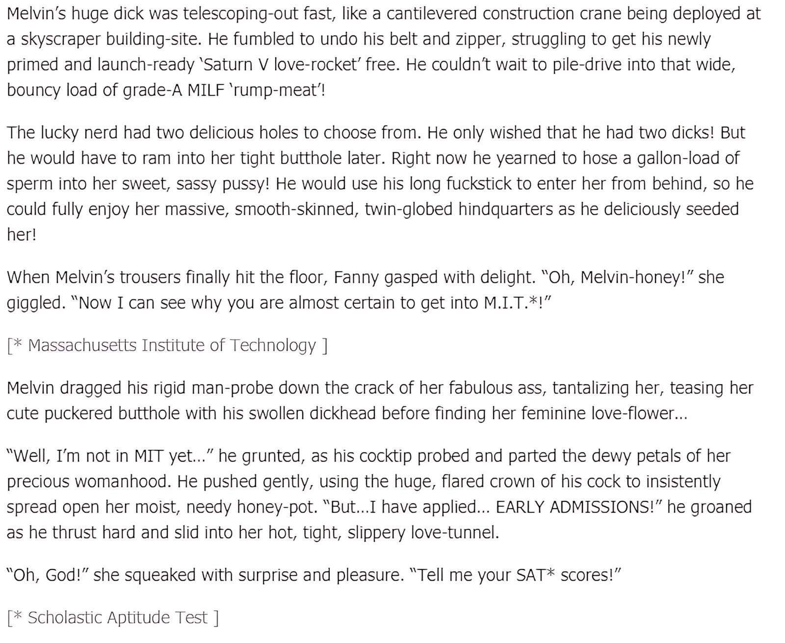 Melvin’s Lucky Day [The FOXXX], Melvin’s Lucky Day, page 10 of 19