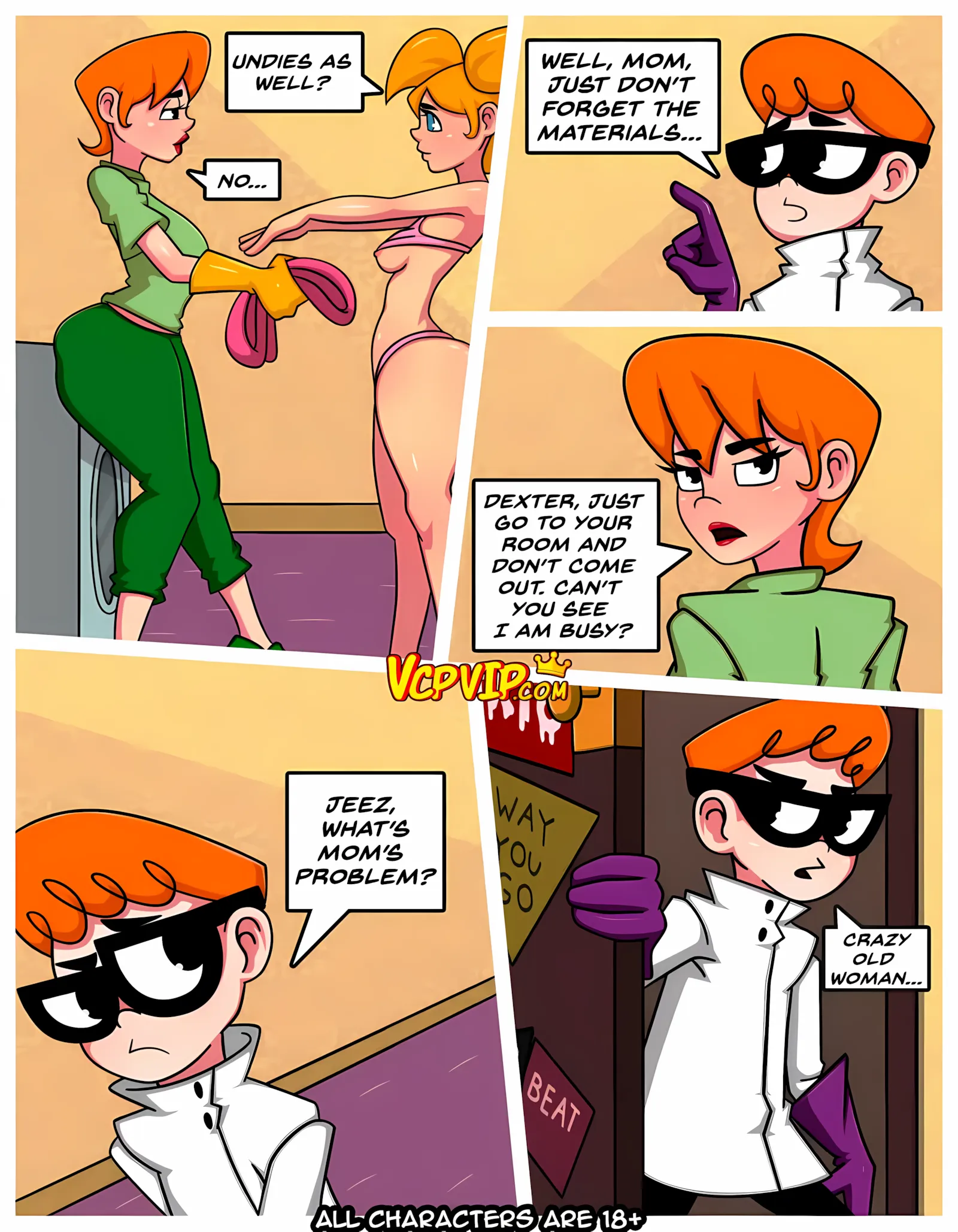 Mom out of Control! (Dexter’s Laboratory), 1. Mom out of Control! [EbaComix], page 5 of 25