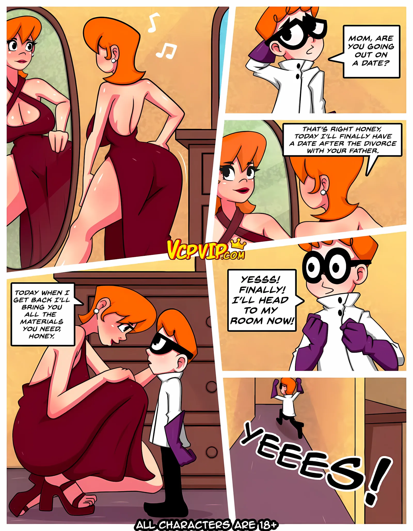 Mom out of Control! (Dexter’s Laboratory), 1. Mom out of Control! [EbaComix], page 6 of 25