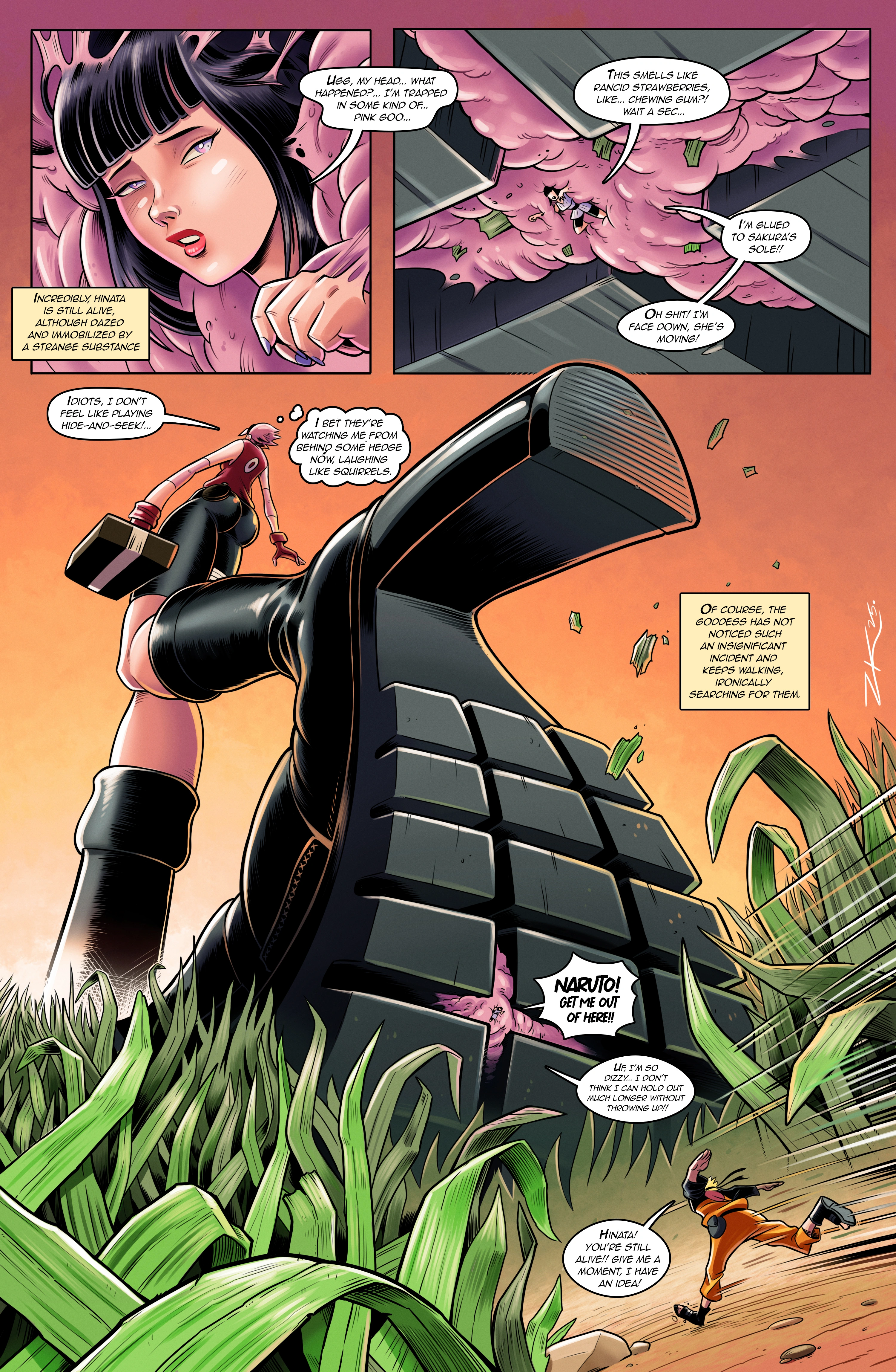 Momiji Picnic [ZopenkWorks], Momiji Picnic, page 3 of 4
