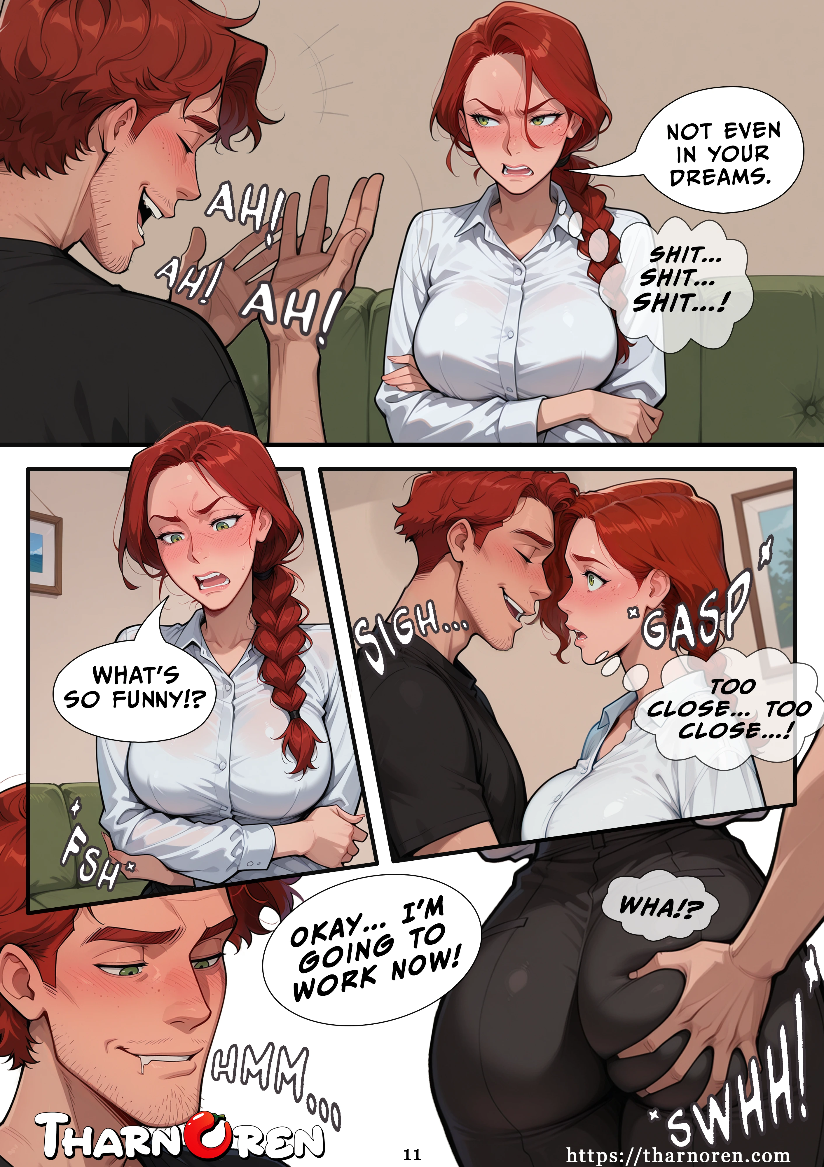 Mom’s Cure [Tharnoren], 1. Mom's Cure [AI Porn], page 12 of 17