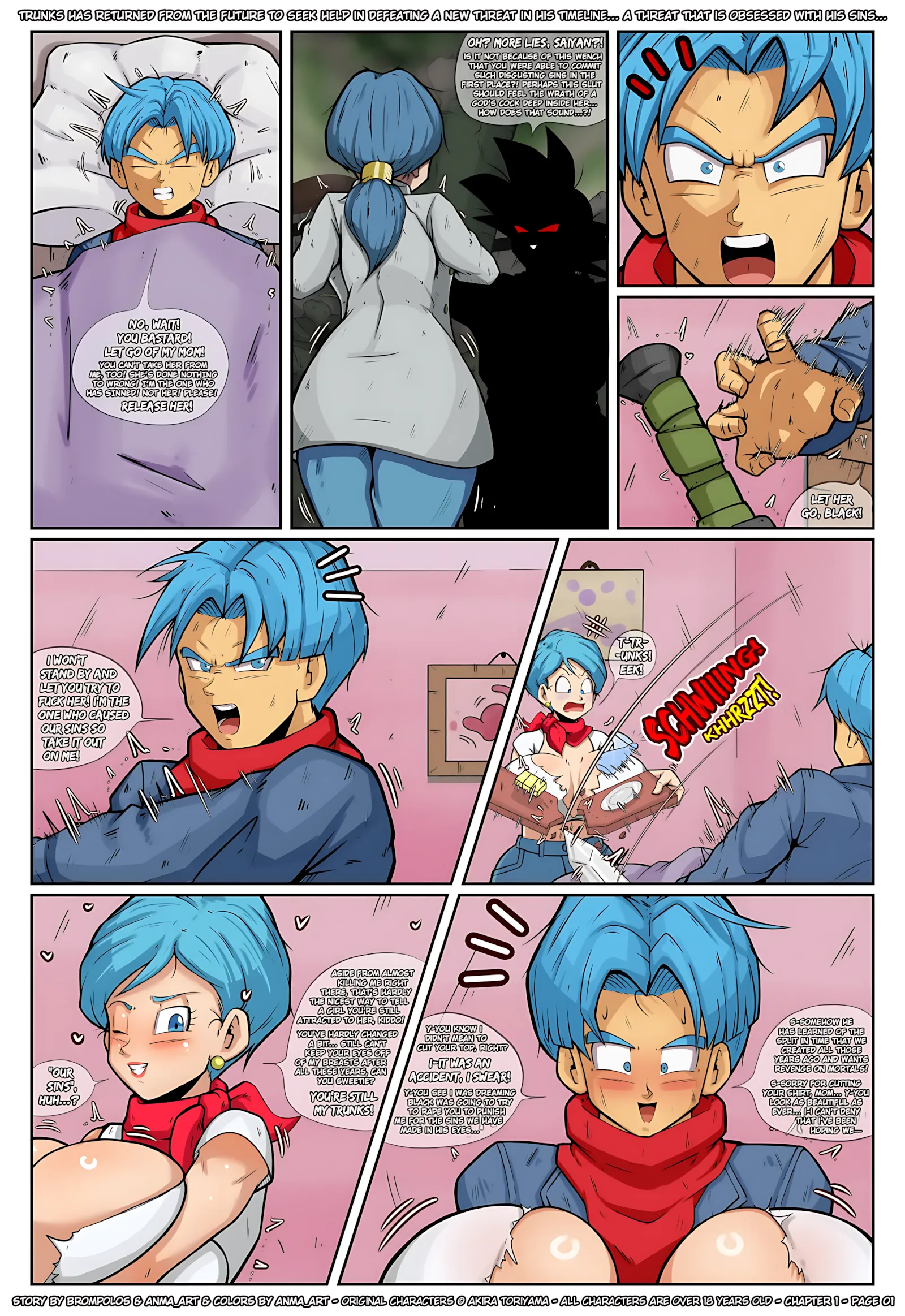 MotherFuckerZ (Dragon Ball), 1. MotherFuckerZ - Chapter 01 [Brompolos], page 2 of 29