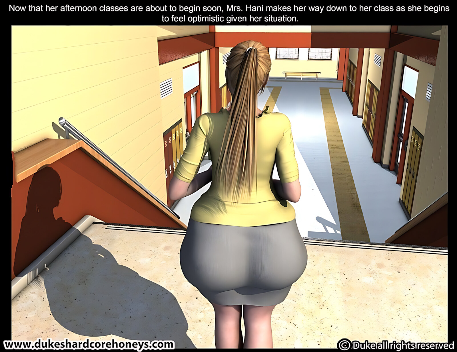 Mrs. Hani 3D [DukeHardcoreHoney], Mrs. Hani 3D 10, page 17 of 25