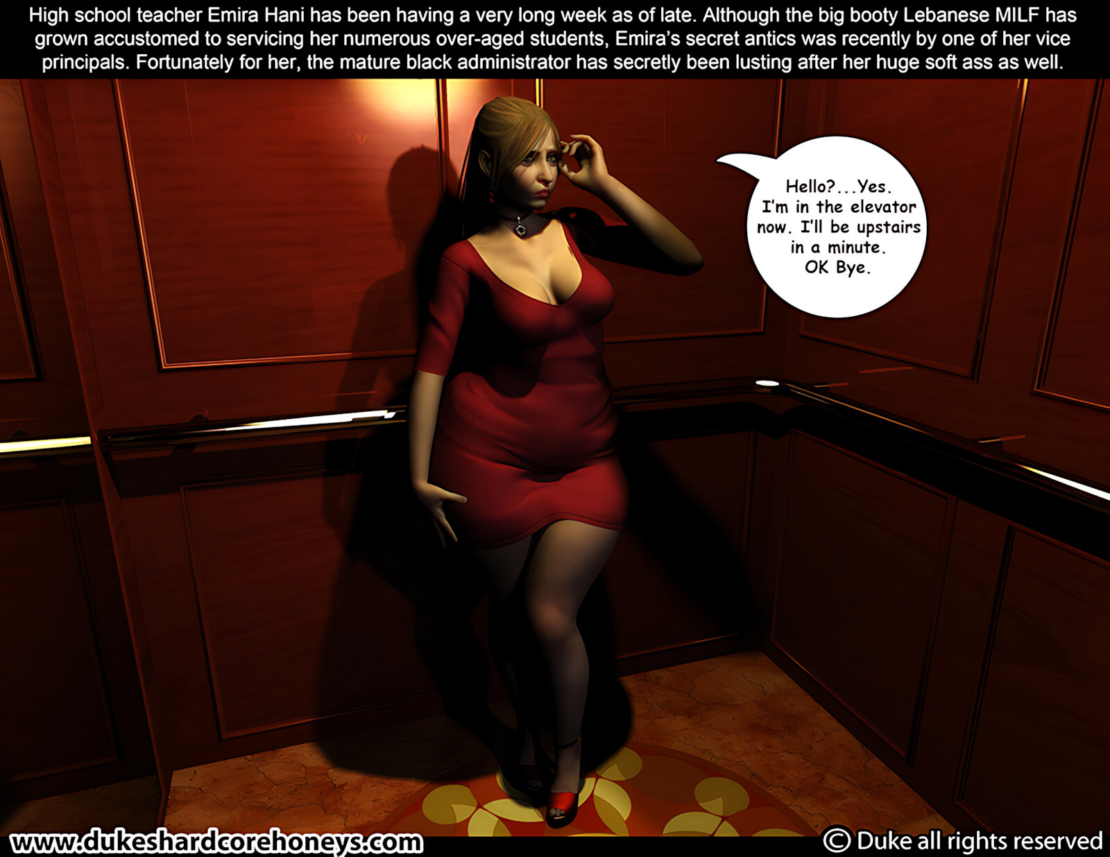 Mrs. Hani 3D [DukeHardcoreHoney], Mrs. Hani 3D 7, page 2 of 31
