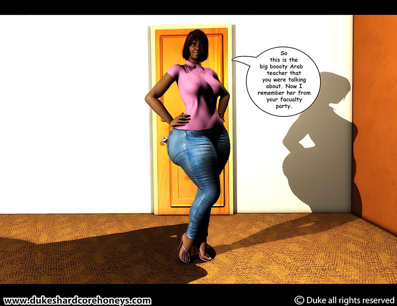 Mrs. Hani 3D [DukeHardcoreHoney], Mrs. Hani 3D 7, page 18 of 31