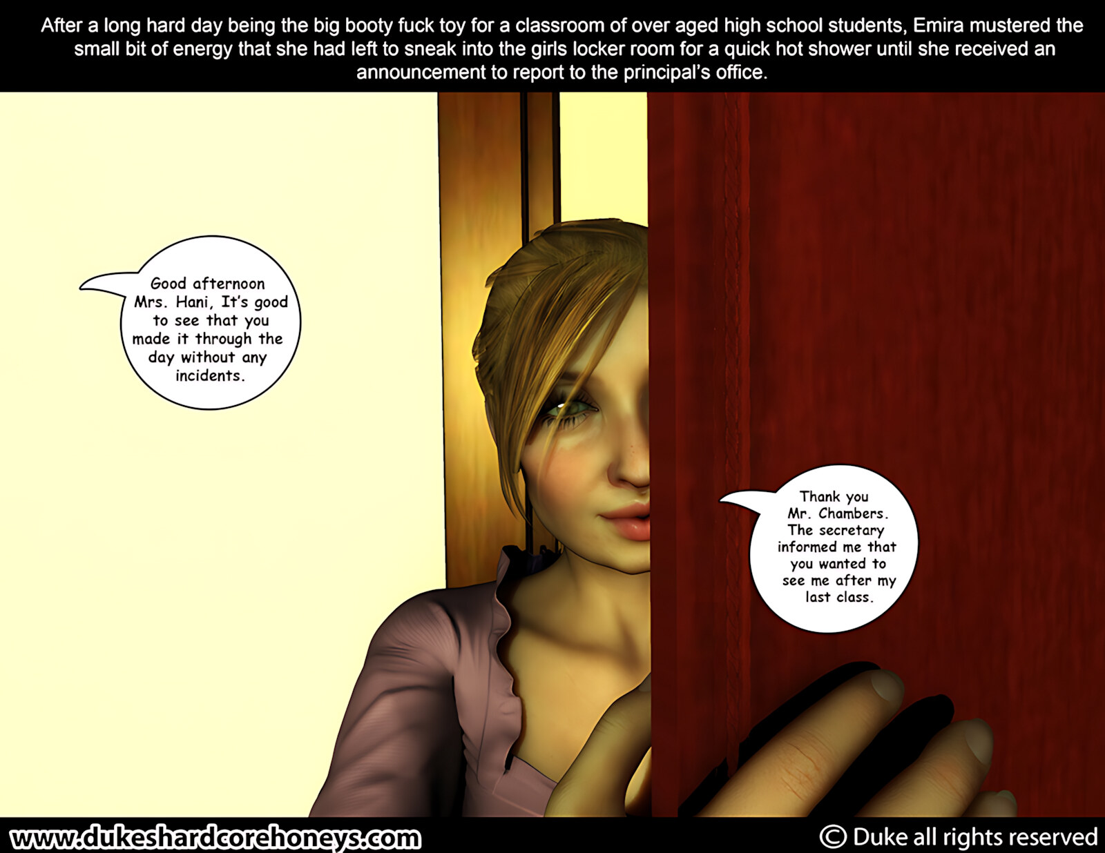 Mrs. Hani 3D [DukeHardcoreHoney], Mrs. Hani 3D 6, page 2 of 31