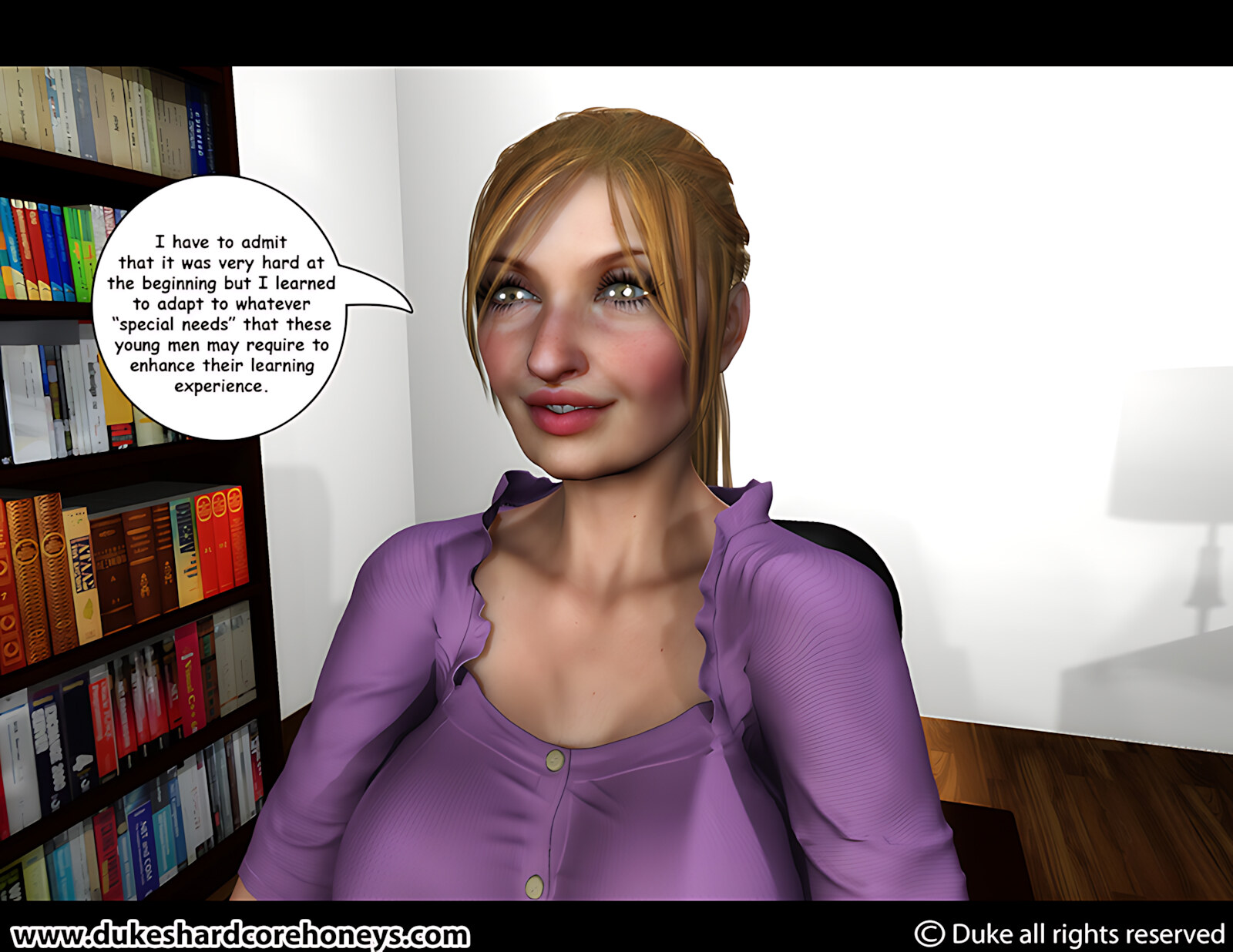 Mrs. Hani 3D [DukeHardcoreHoney], Mrs. Hani 3D 4, page 3 of 16
