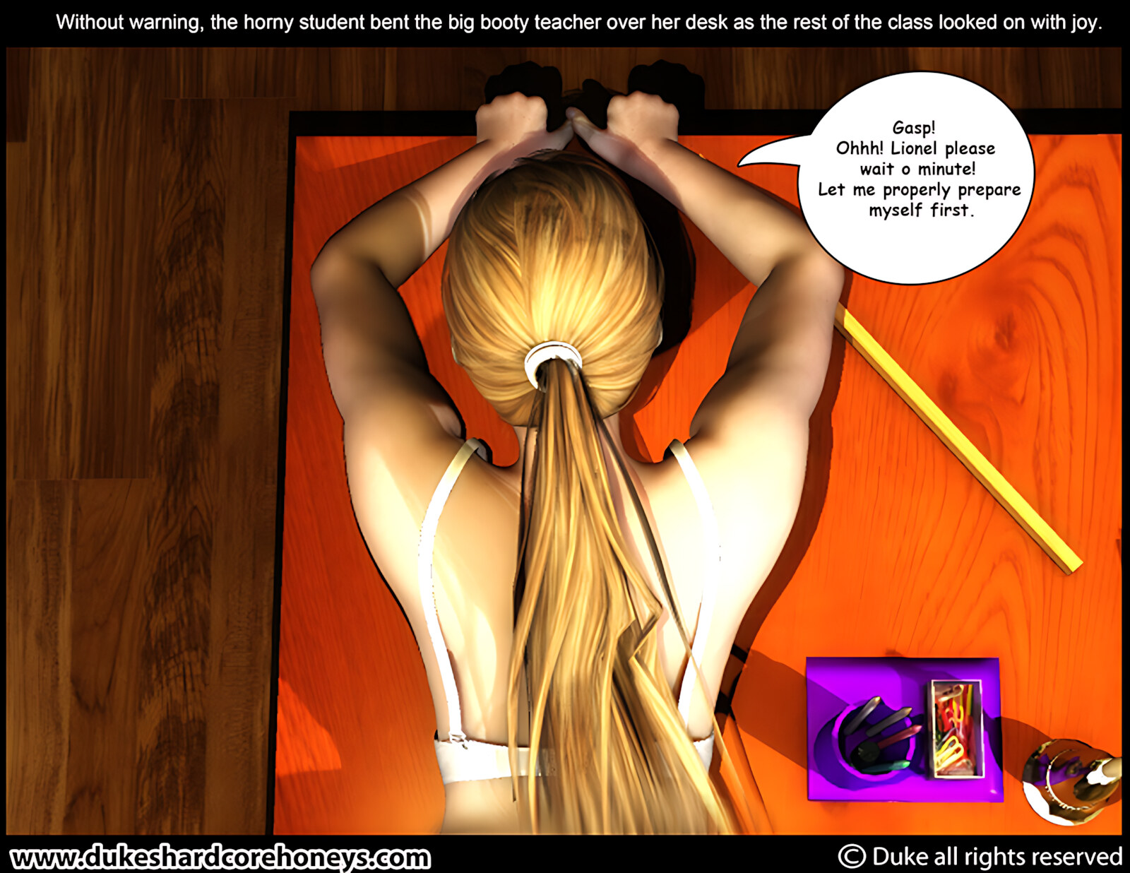 Mrs. Hani 3D [DukeHardcoreHoney], Mrs. Hani 3D 4, page 8 of 16