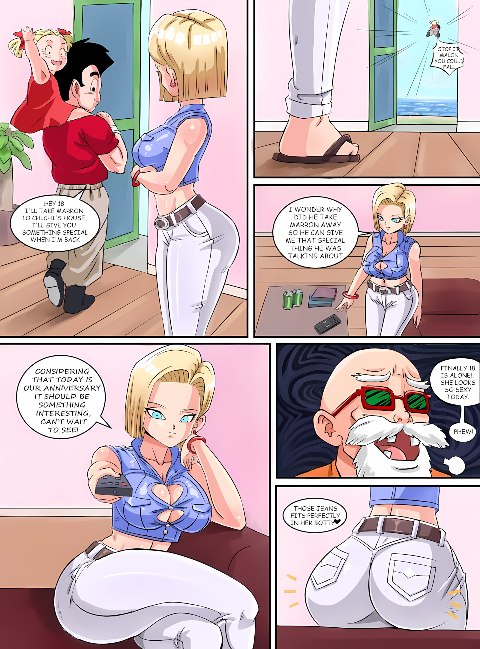 Android 18 Is Alone! – Dragon Ball Z [Pink Pawg], Android 18 Is Alone! - Dragon Ball Z, page 2 of 8